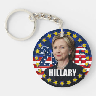 Hillary Clinton för presidentakrylen Keychain