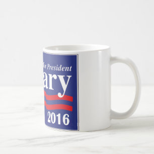 Hillary Clinton för presidenten 2016 Kaffemugg