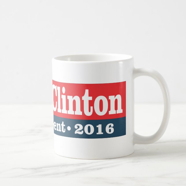 Hillary Clinton för presidenten 2016 Kaffemugg (Höger)