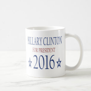 Hillary Clinton för presidenten 2016 Kaffemugg