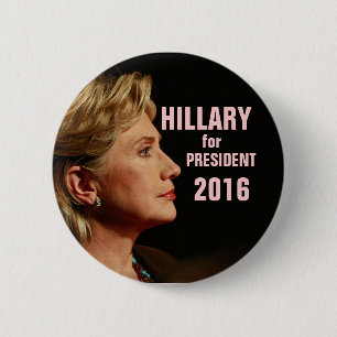 Hillary Clinton för presidenten 2016 Knapp