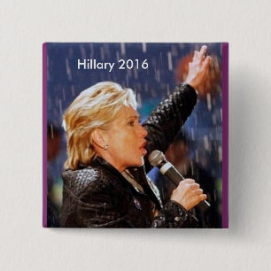 Hillary Clinton för presidenten 2016 Knapp