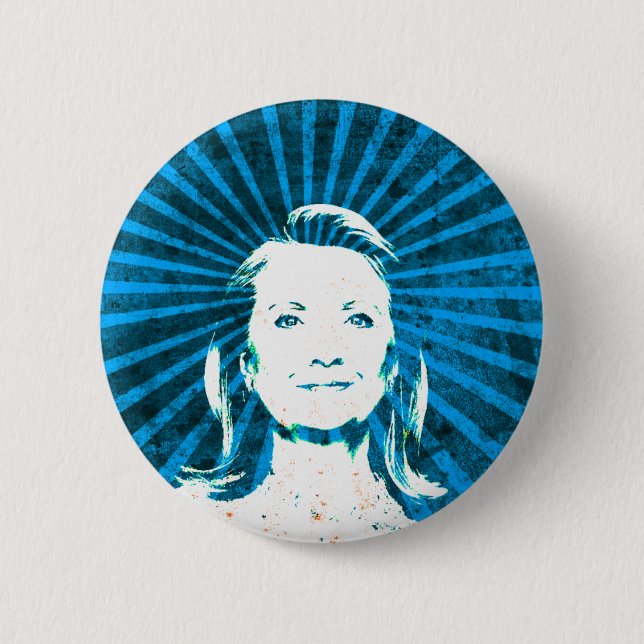 Hillary Clinton för presidenten 2016 Knapp (Framsida)