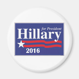 Hillary Clinton för presidenten 2016 Magnet