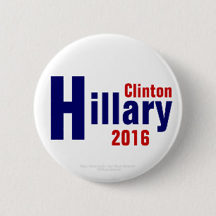 Hillary Clinton för USA-presidenten 2016 Knapp