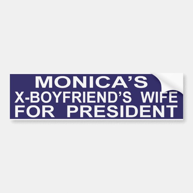 Hillary Clinton från president Sticker Bildekal (Framsidan)