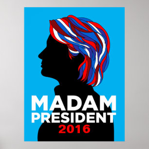 Hillary Clinton Fru President 2016 Poster (L)