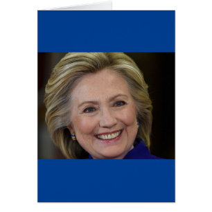 Hillary Clinton Hälsningskort