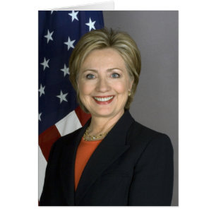 Hillary Clinton Hälsningskort