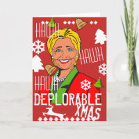Hillary Clinton Hawh Hawh Julafton kort