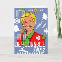 Hillary Clinton Hawh Hawh Julafton kort 2