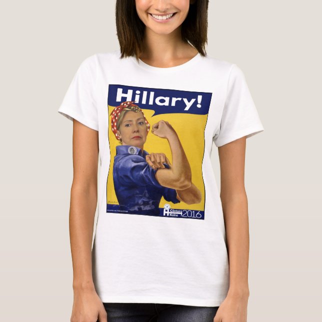 Hillary Clinton Hillary! Tee (Framsida)