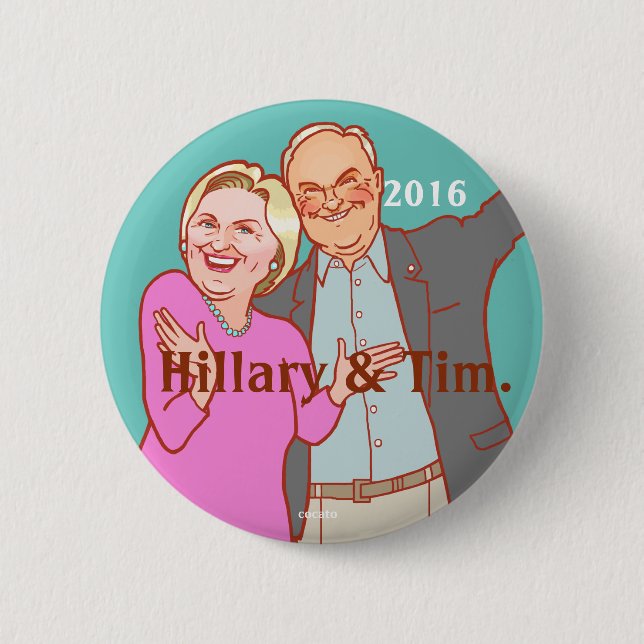Hillary Clinton - Hillary,Tim Kain illustration Knapp (Framsida)