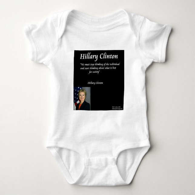 Hillary Clinton "Individer" Citat T-shirt (Framsida)