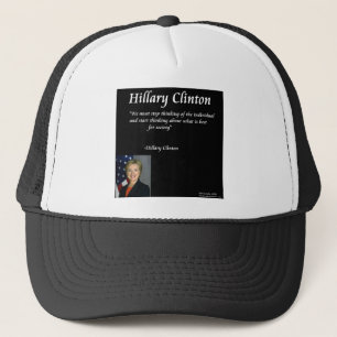 Hillary Clinton "Individer" Citat Truckerkeps