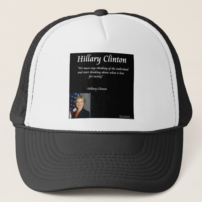 Hillary Clinton "Individer" Citat Truckerkeps (Framsida)
