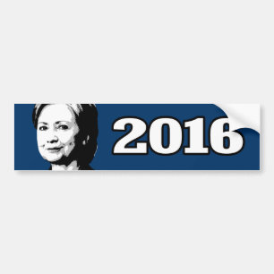 HILLARY CLINTON kandidat 2016 Bildekal