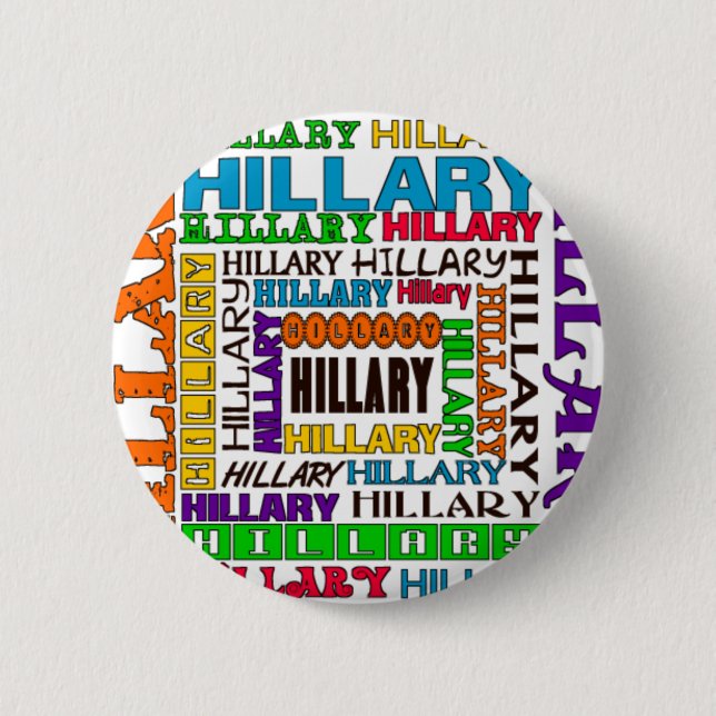 Hillary Clinton Knapp (Framsida)