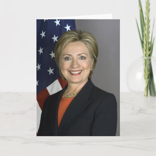 Hillary Clinton Kort (Framsida)