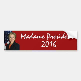 Hillary Clinton madampresident 2016 Bildekal