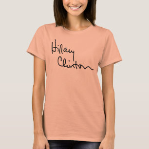 Hillary Clinton Namnteckning T Shirt