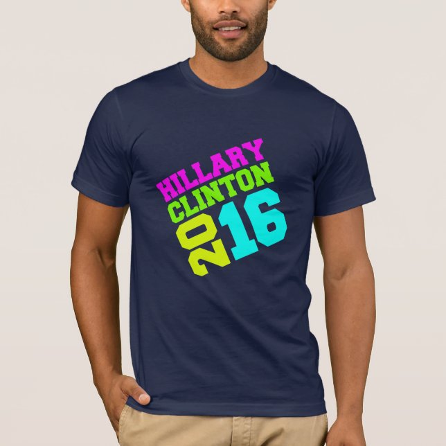 HILLARY CLINTON NEON SWAY.png Tröja (Framsida)