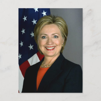 Hillary Clinton Officiell Porträtt Vykort