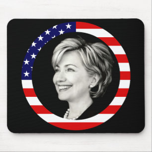 hillary clinton. oss flagga. picturesque. musmatta