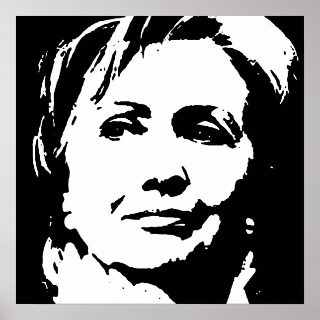 Hillary Clinton Poster (Framsidan)