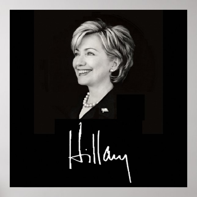 Hillary Clinton POSTER Skriv ut (Framsidan)