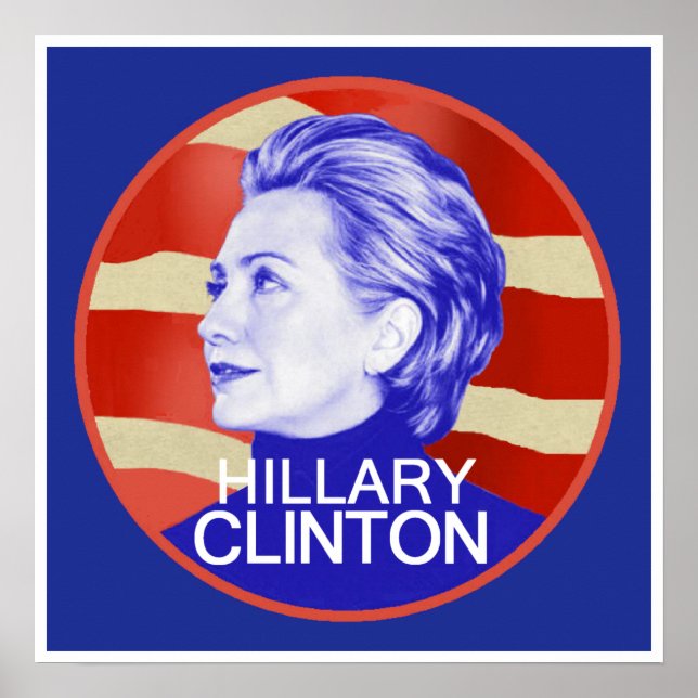 Hillary Clinton POSTER Skriv ut (Framsidan)