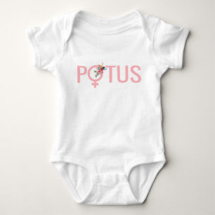 Hillary Clinton POTUS Baby Feminist Baby T-shirt