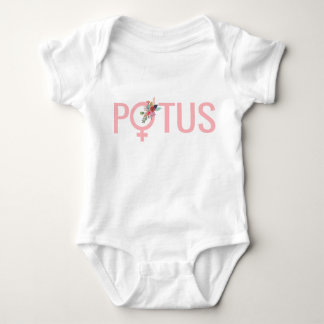 Hillary Clinton POTUS Baby| Feminist Baby T-shirt
