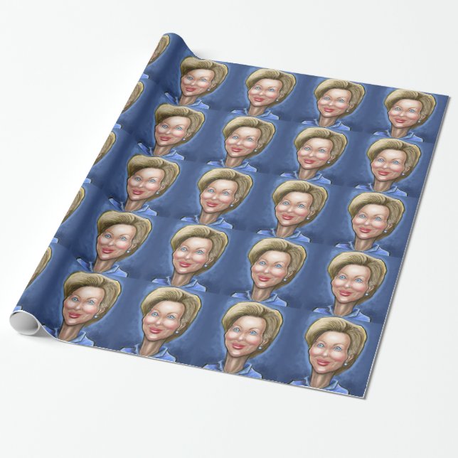 Hillary Clinton Presentpapper (Utrullad)