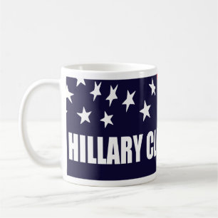 Hillary Clinton President 2016 American Flagga Kaffemugg