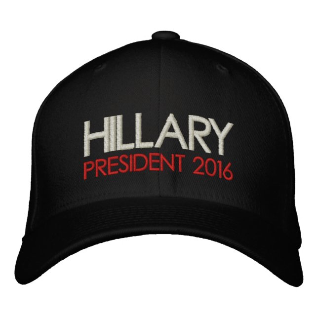HILLARY CLINTON President 2016 Broderad Keps (Framsida)