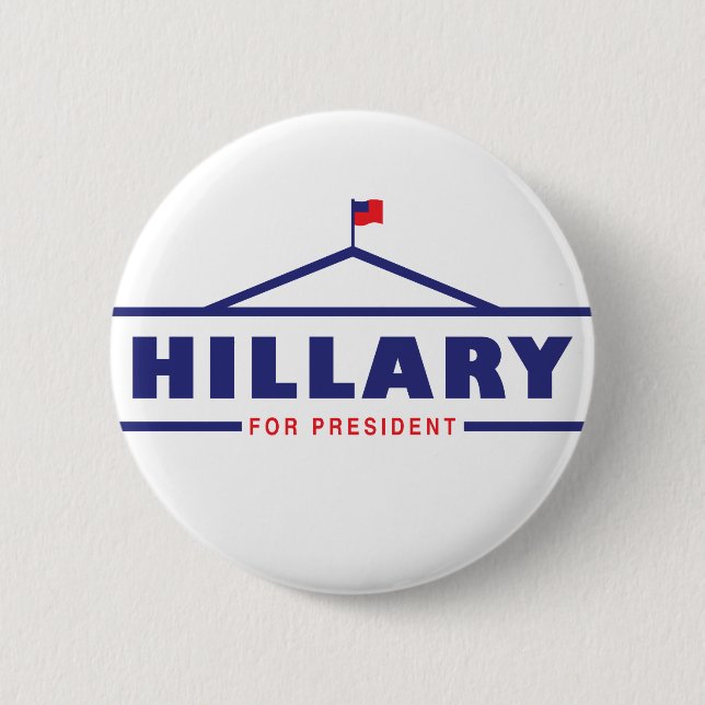 Hillary Clinton President 2016 Button Knapp (Framsida)