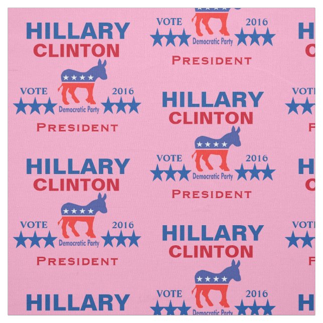 Hillary Clinton president 2016 rosor Tyg (Provkarta)