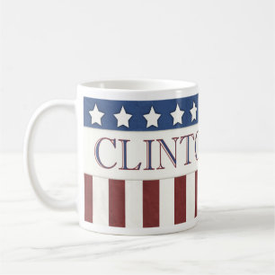 Hillary Clinton President 2016 Stars och stripes Kaffemugg