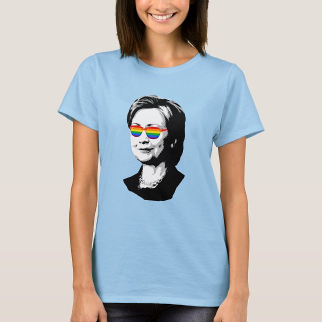 Hillary Clinton Pride 2016 - HBT - Tee Shirt (Framsida)