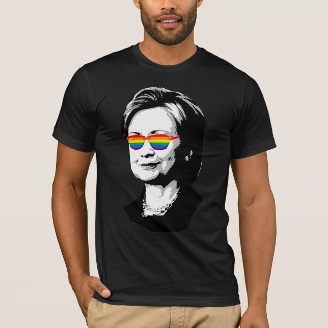 Hillary Clinton Pride 2020 T Shirt (Framsida)