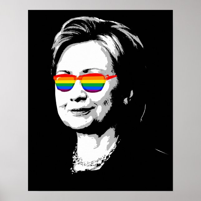 Hillary Clinton Pride Poster (Framsidan)