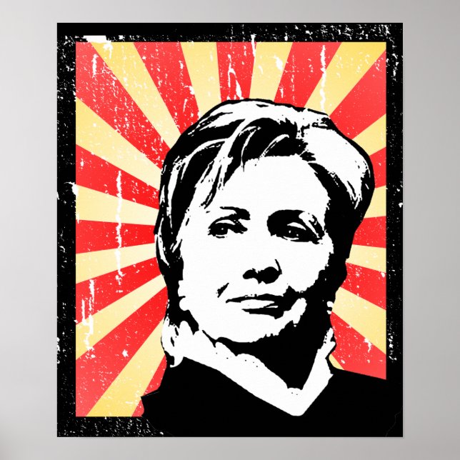 HILLARY CLINTON PROPAGANDA POSTER (Framsidan)