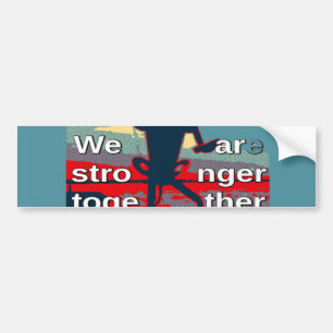 Hillary Clinton senaste kampanj-slogan för 2016 Bildekal
