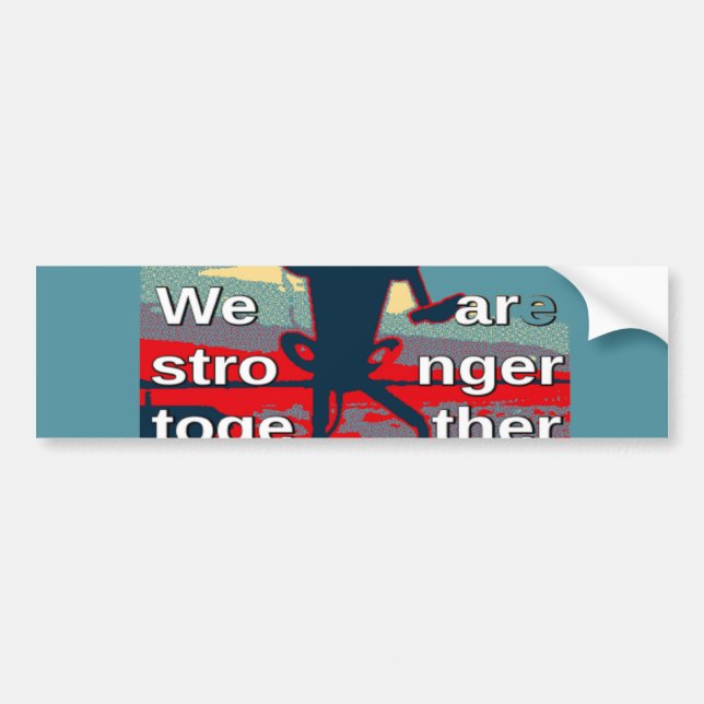 Hillary Clinton senaste kampanj-slogan för 2016 Bildekal (Framsidan)