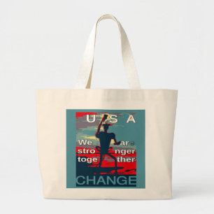 Hillary Clinton senaste kampanj-slogan för 2016 Jumbo Tygkasse