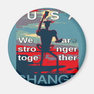 Hillary Clinton senaste kampanj-slogan för 2016 Magnet