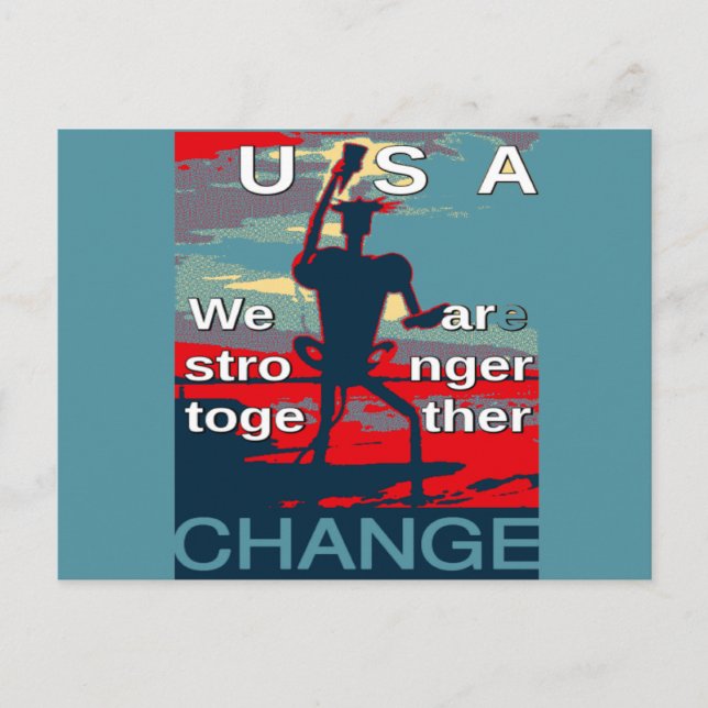 Hillary Clinton senaste kampanj-slogan för 2016 Vykort (Framsida)