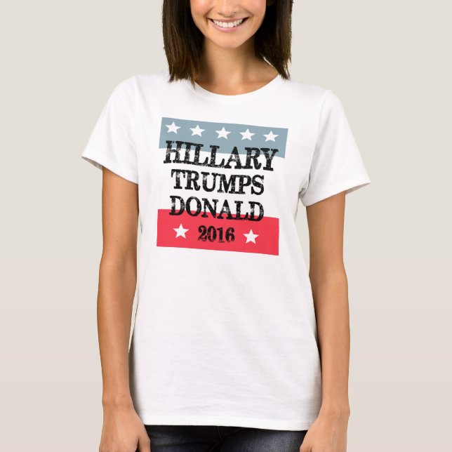 Hillary Clinton skjorta Tee Shirt (Framsida)