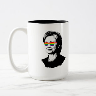 Hillary Clinton Stolthet Två-Tonad Mugg